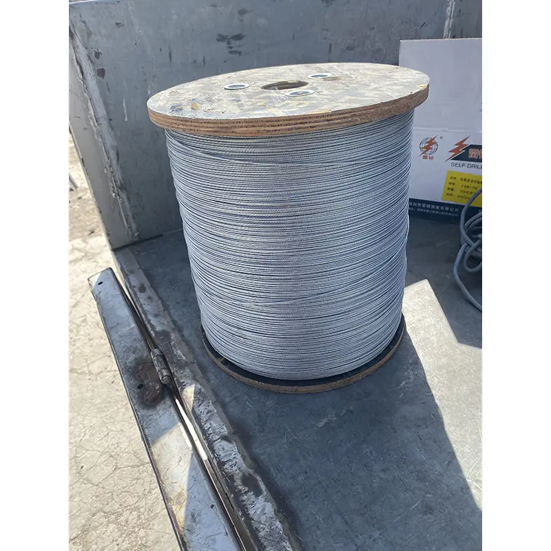ເຊືອກສາຍເຫຼັກ Galvanized ສໍາລັບການກໍ່ສ້າງ