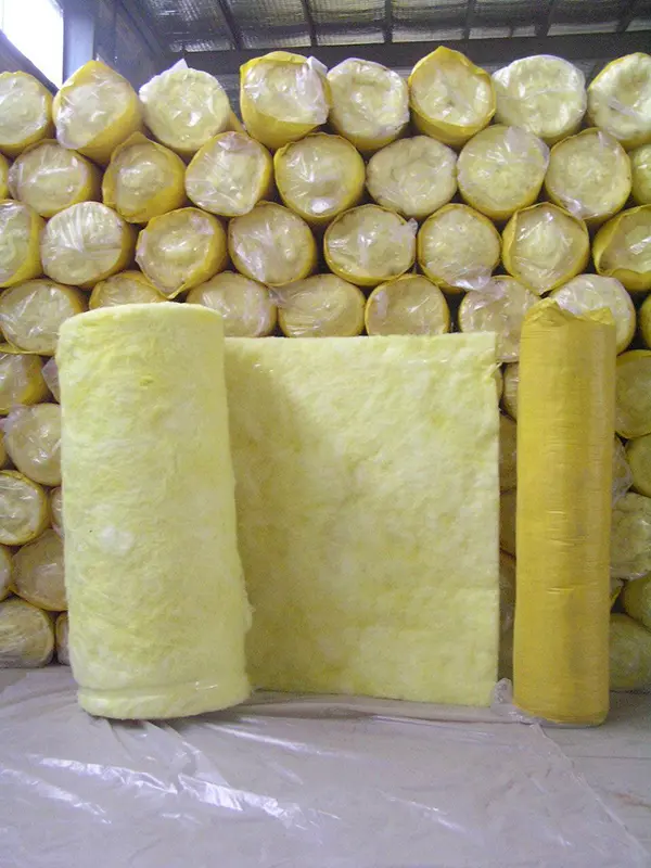 Glass Wool Blanket Roll For Thermal Insulation