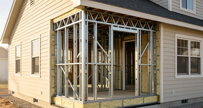 Prefabricated Light Steel Villa ອາຄານ